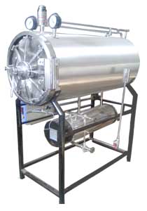 cylindrical autoclave sterilizer