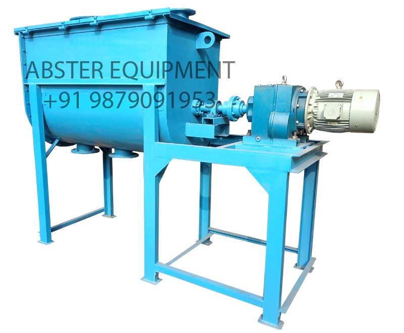 horizontal-dry-powder-ribbon-blender-mixer